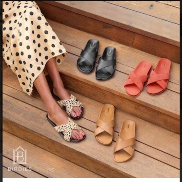 Birdies Robin Slides Sandals Persimmon Coral Red Orange Size 6.5 - Picture 15 of 16